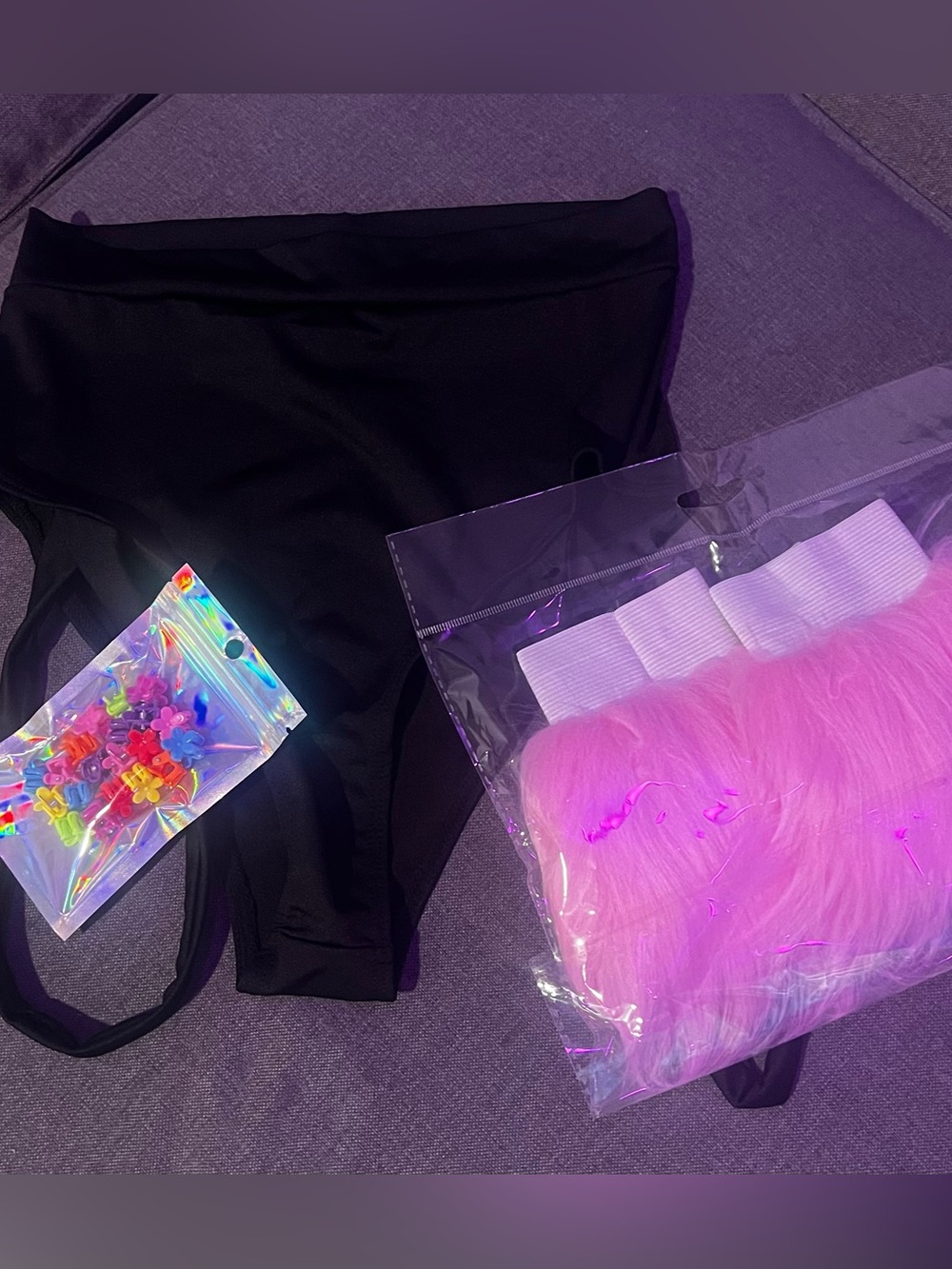 Rave edc high rise booty black shorts